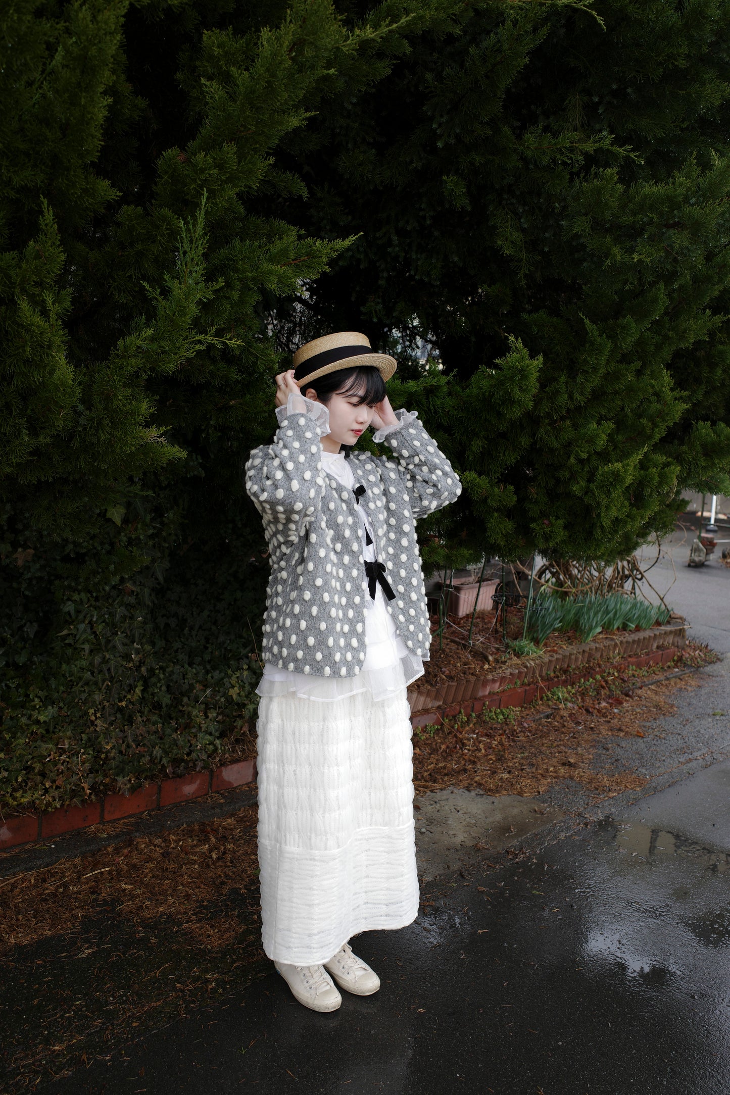 Pattern Skirt - Ivory (Pre-order)