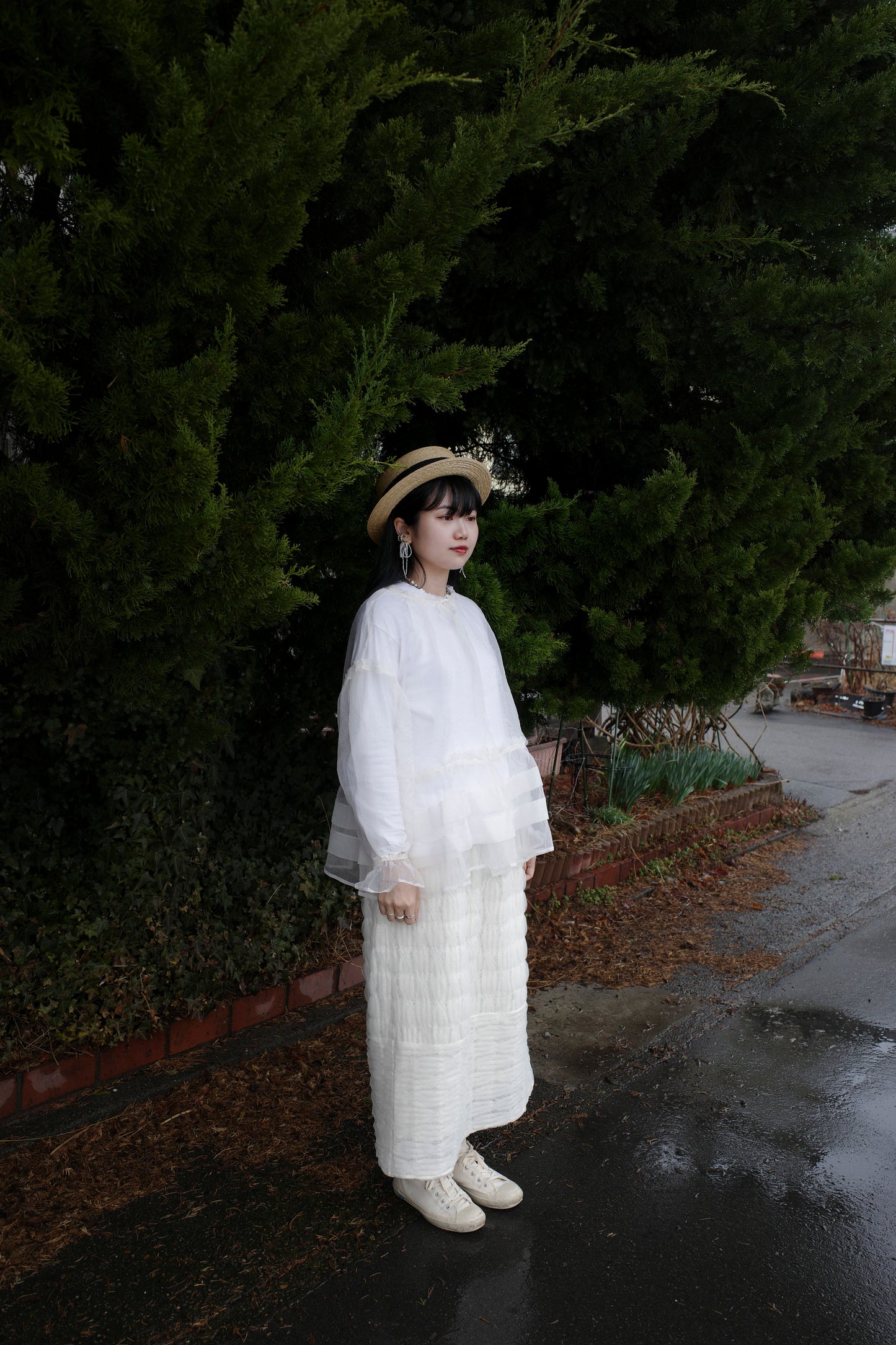 Pattern Skirt - Ivory (Pre-order)