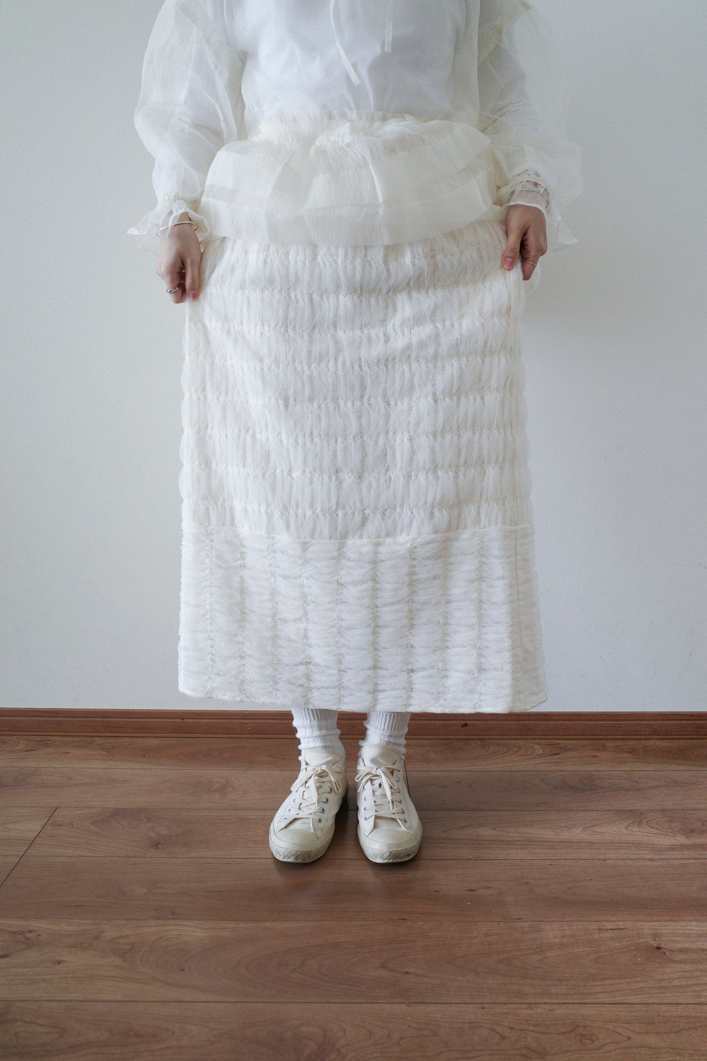 Pattern Skirt - Ivory (Pre-order)