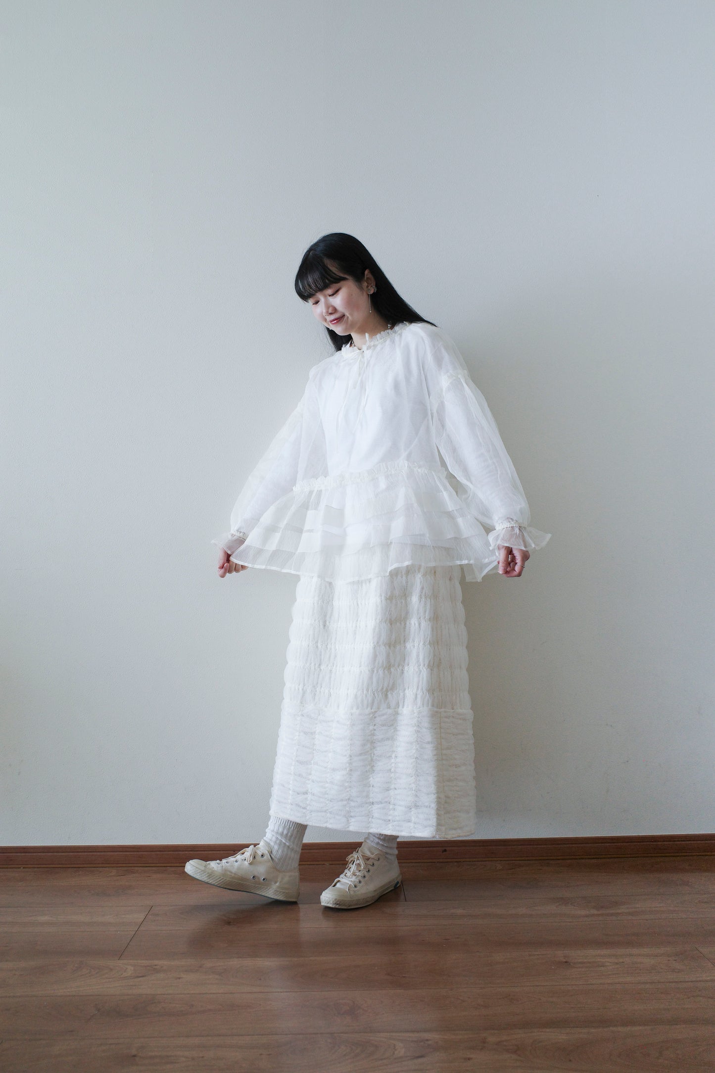 Pattern Skirt - Ivory (Pre-order)