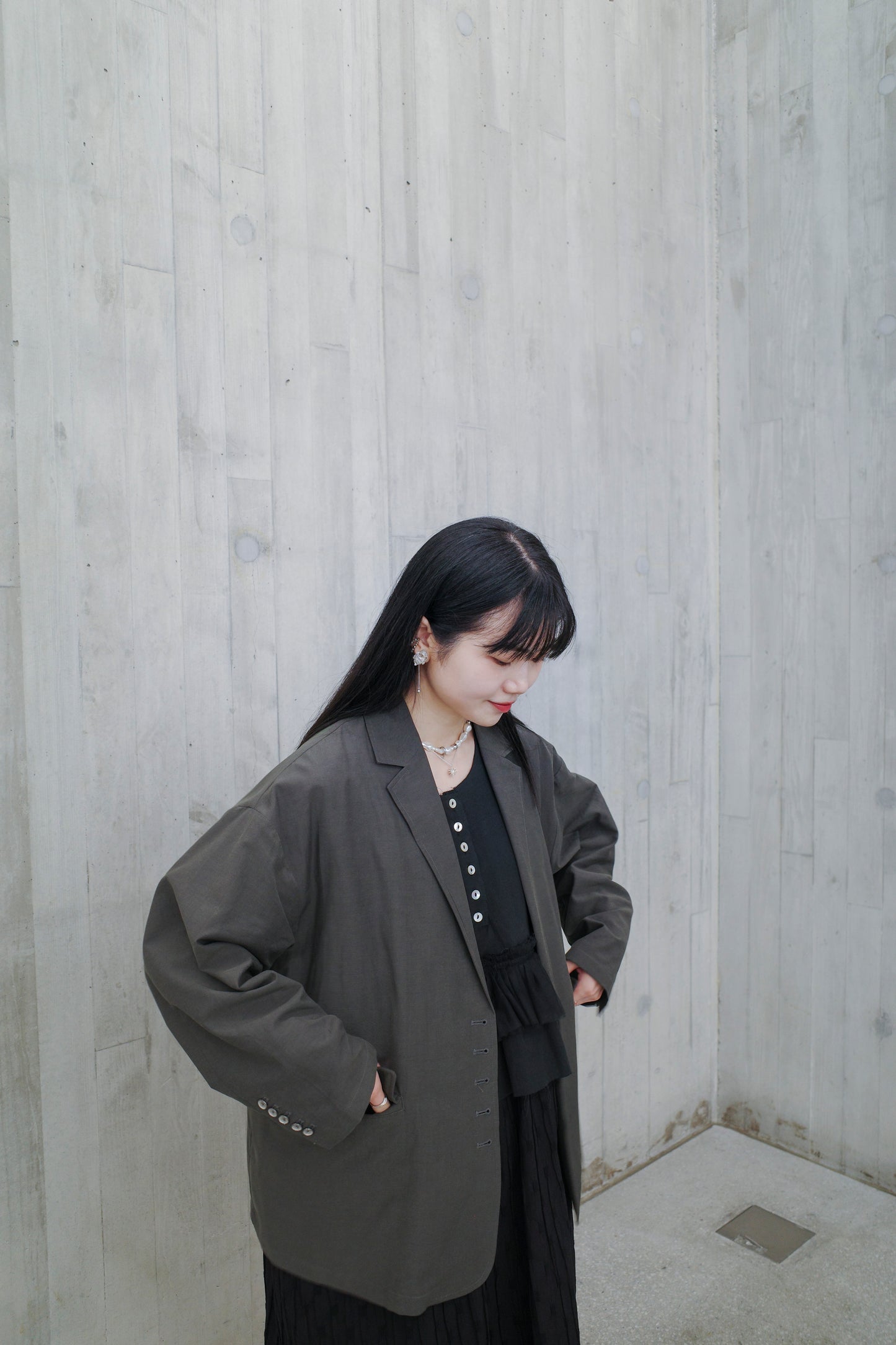 Summer Blazer - Charcoal (Pre-order)