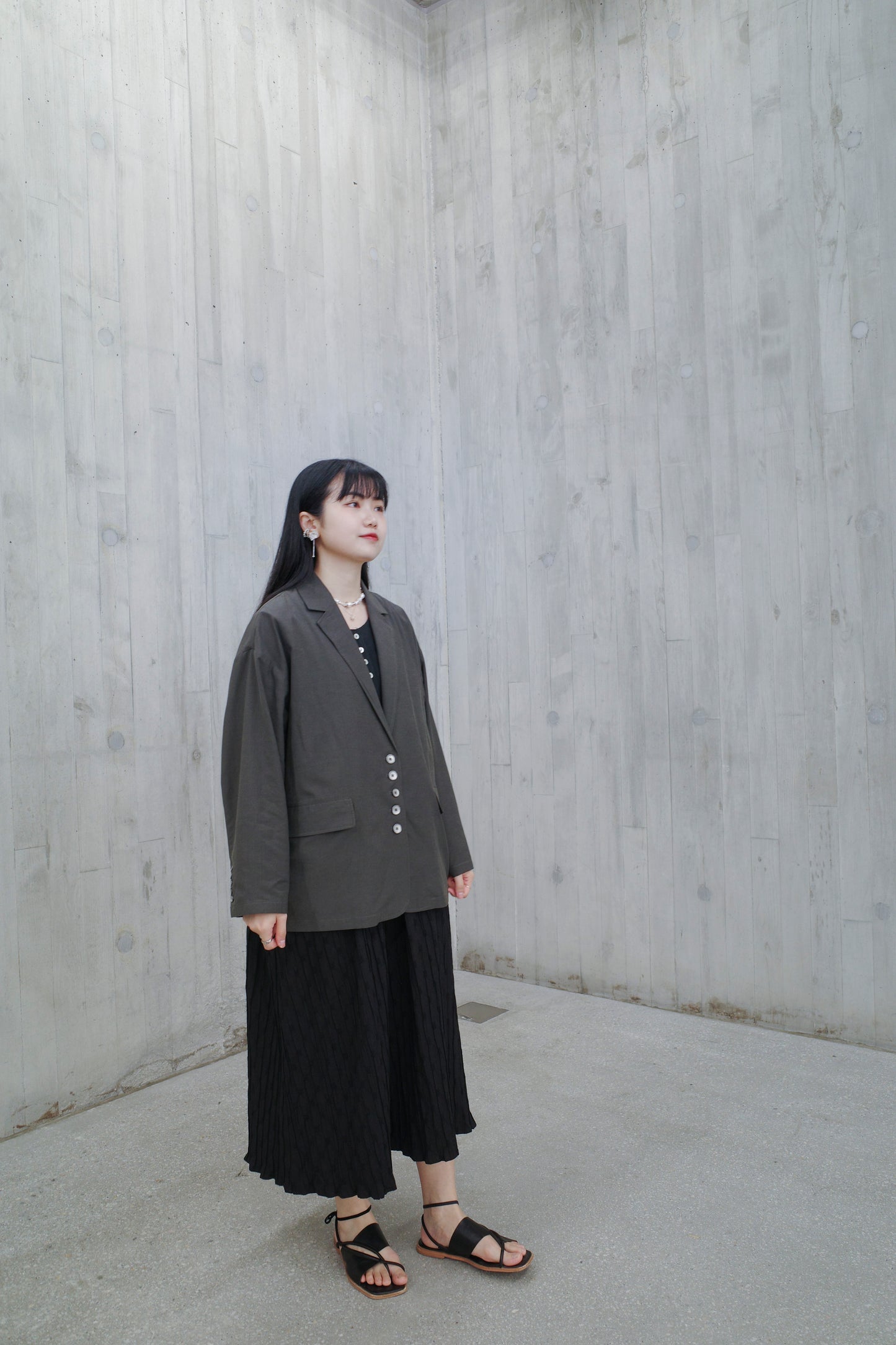 Summer Blazer - Charcoal (Pre-order)