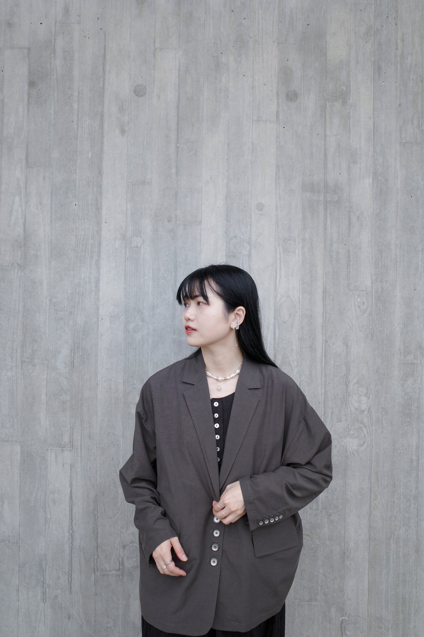 Summer Blazer - Charcoal (Pre-order)
