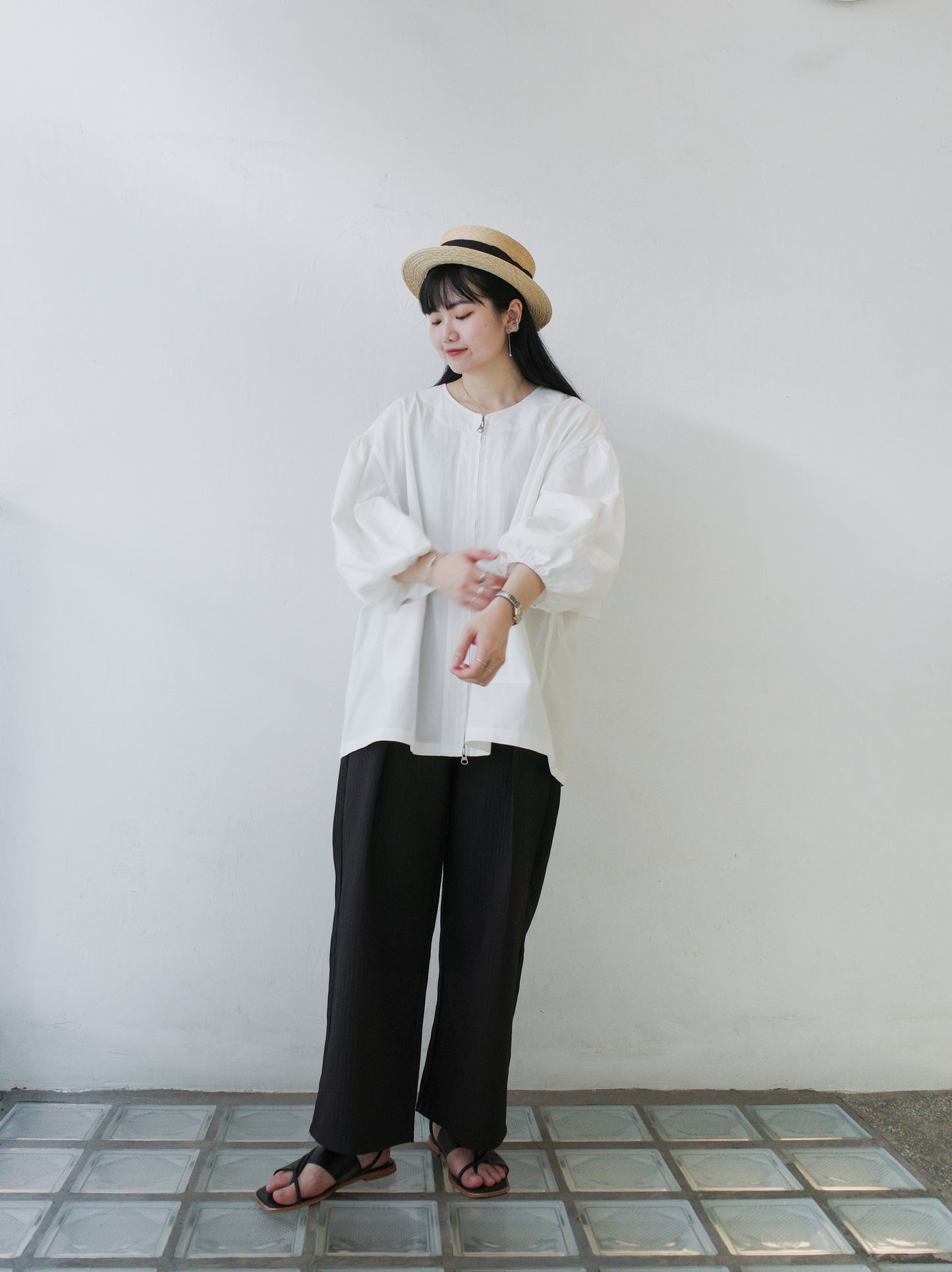 Texture Pants - Black(Pre-Order)