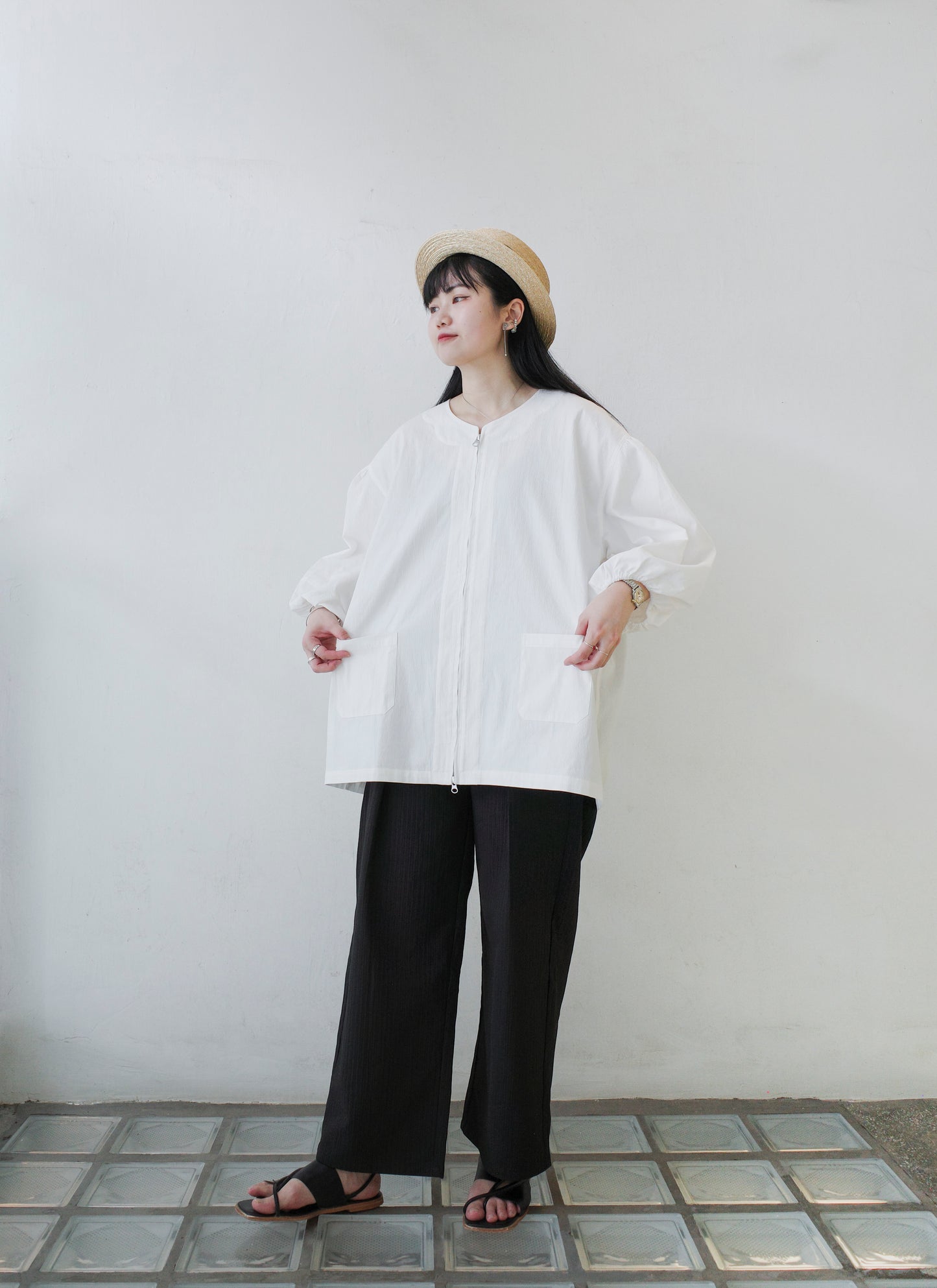 Texture Pants - Black(Pre-Order)