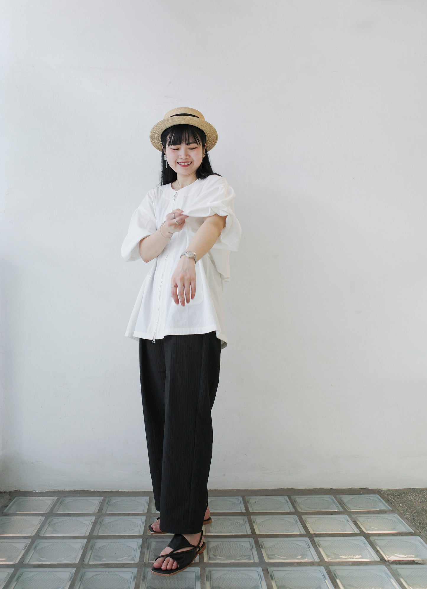 Texture Pants - Black(Pre-Order)