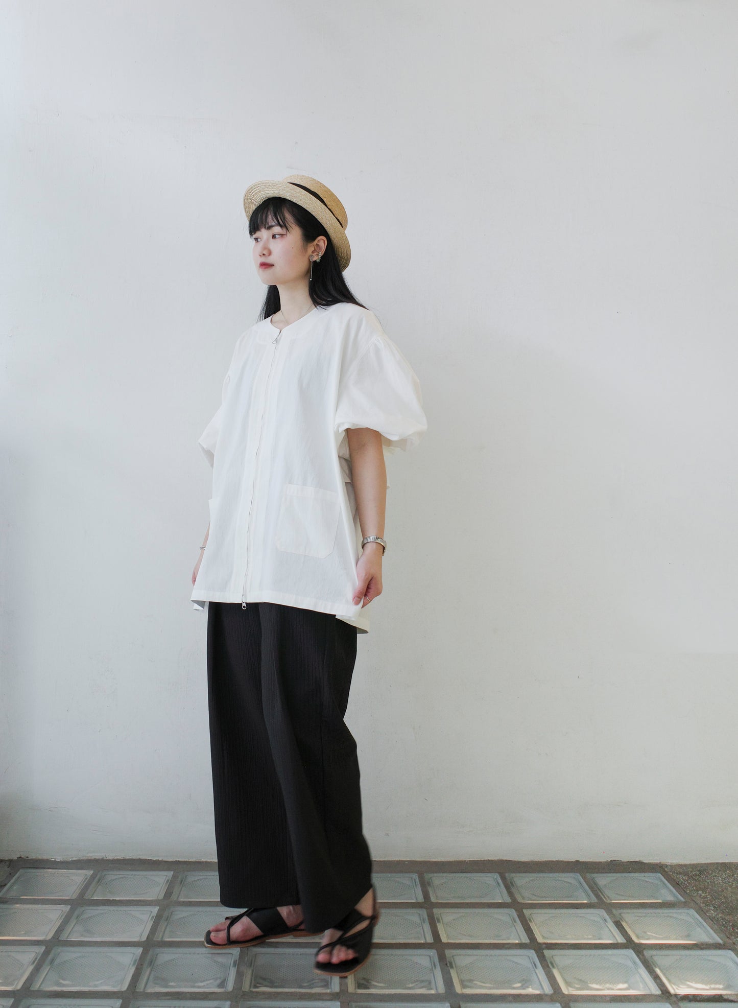 Texture Pants - Black(Pre-Order)