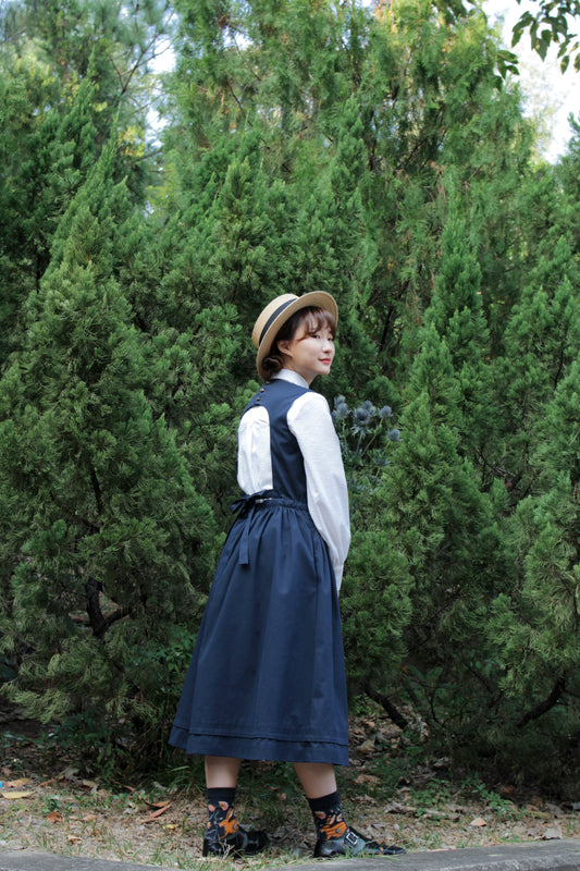 Arch Dress - Navy (in stock)