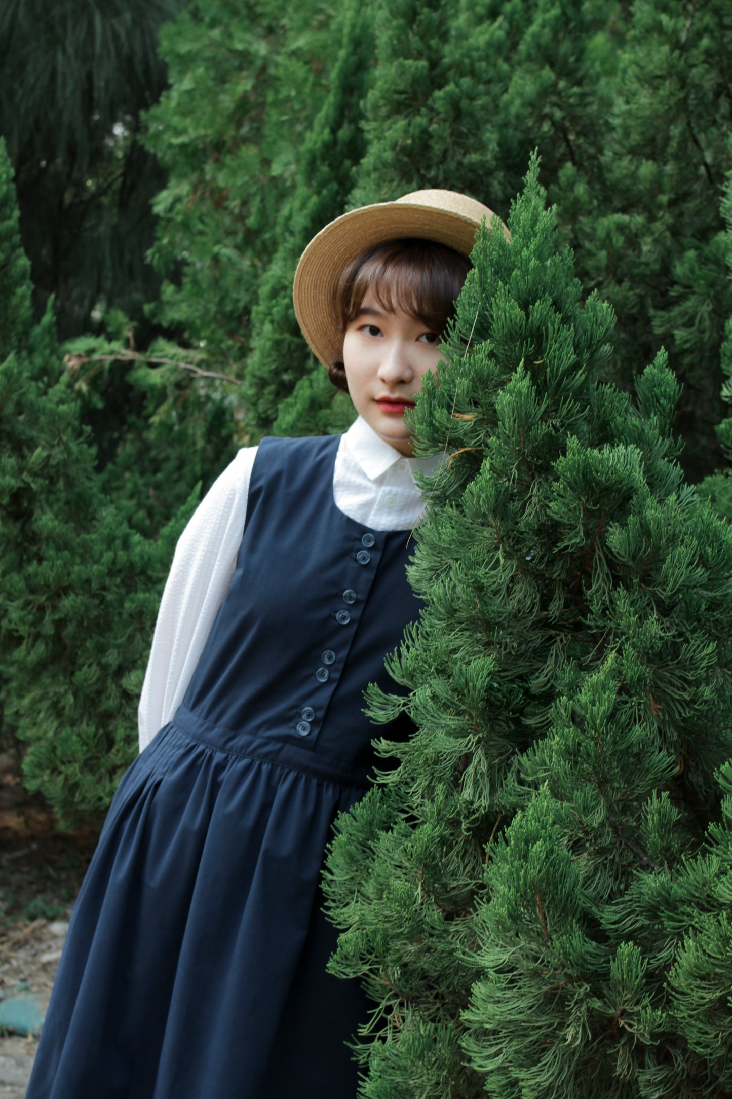 Arch Dress - Navy (in stock)