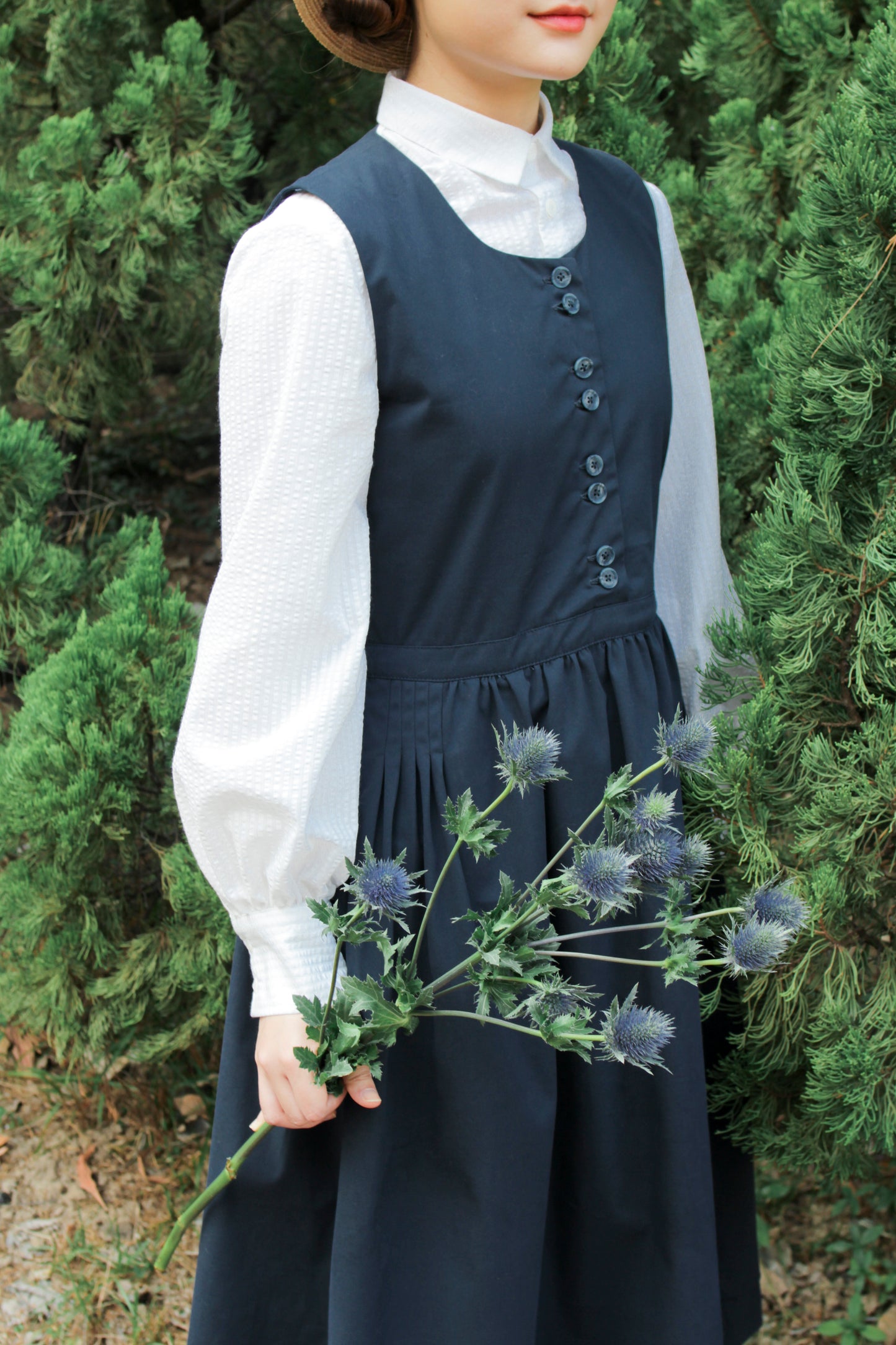 Arch Dress - Navy (in stock)