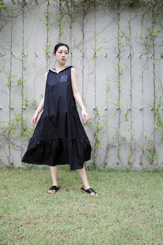 Seirenes Dress - Black