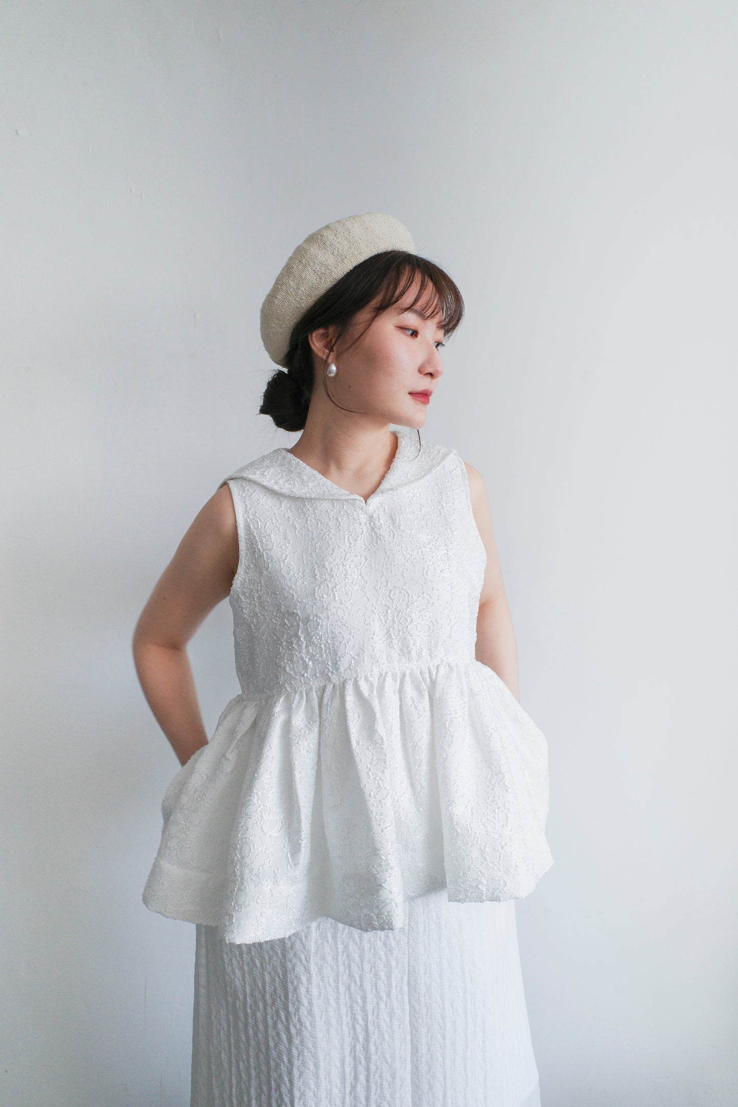 Sailor With Flower Patterns Vest (Pre-order)
