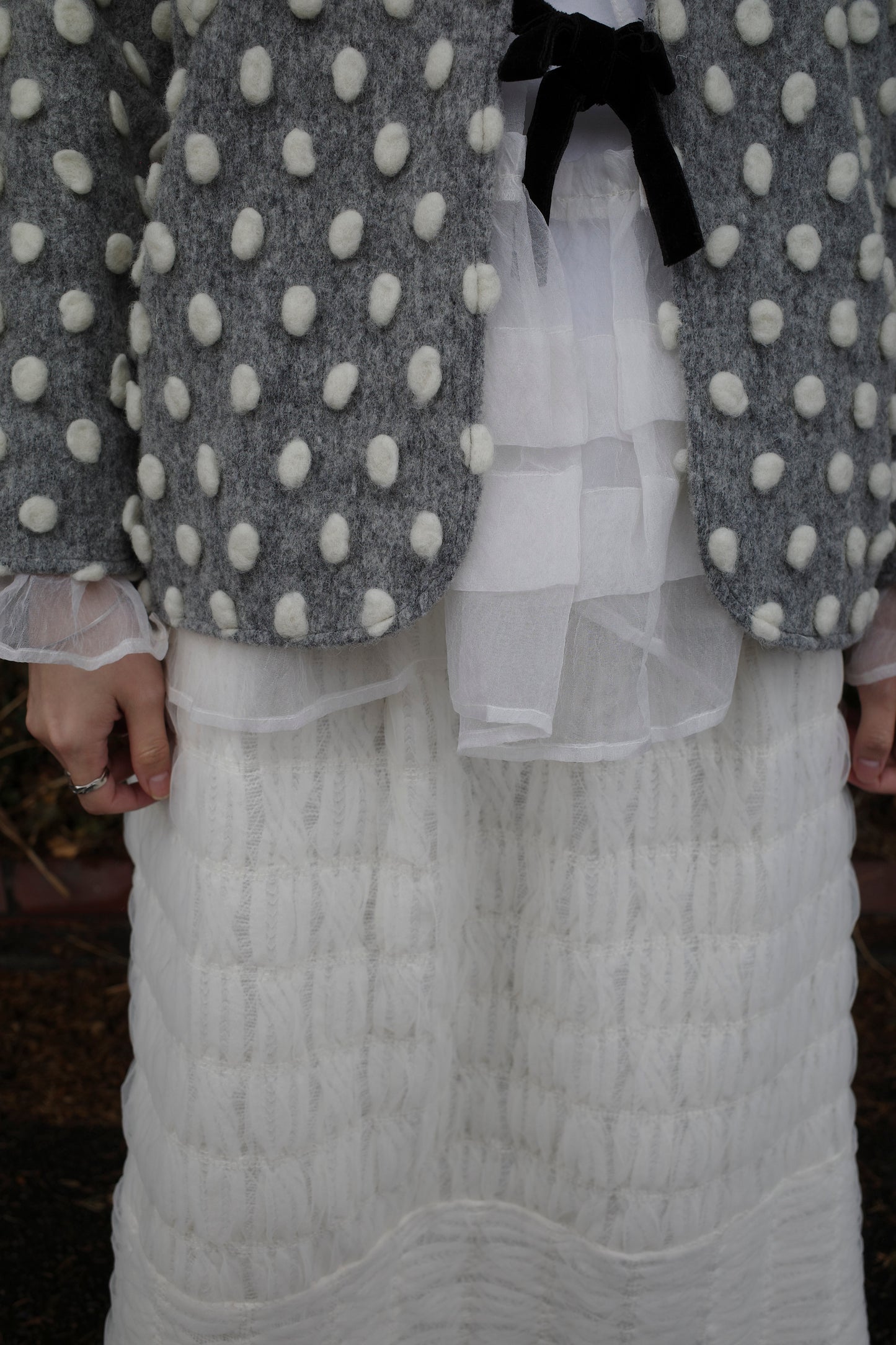 Pattern Skirt - Ivory (Pre-order)