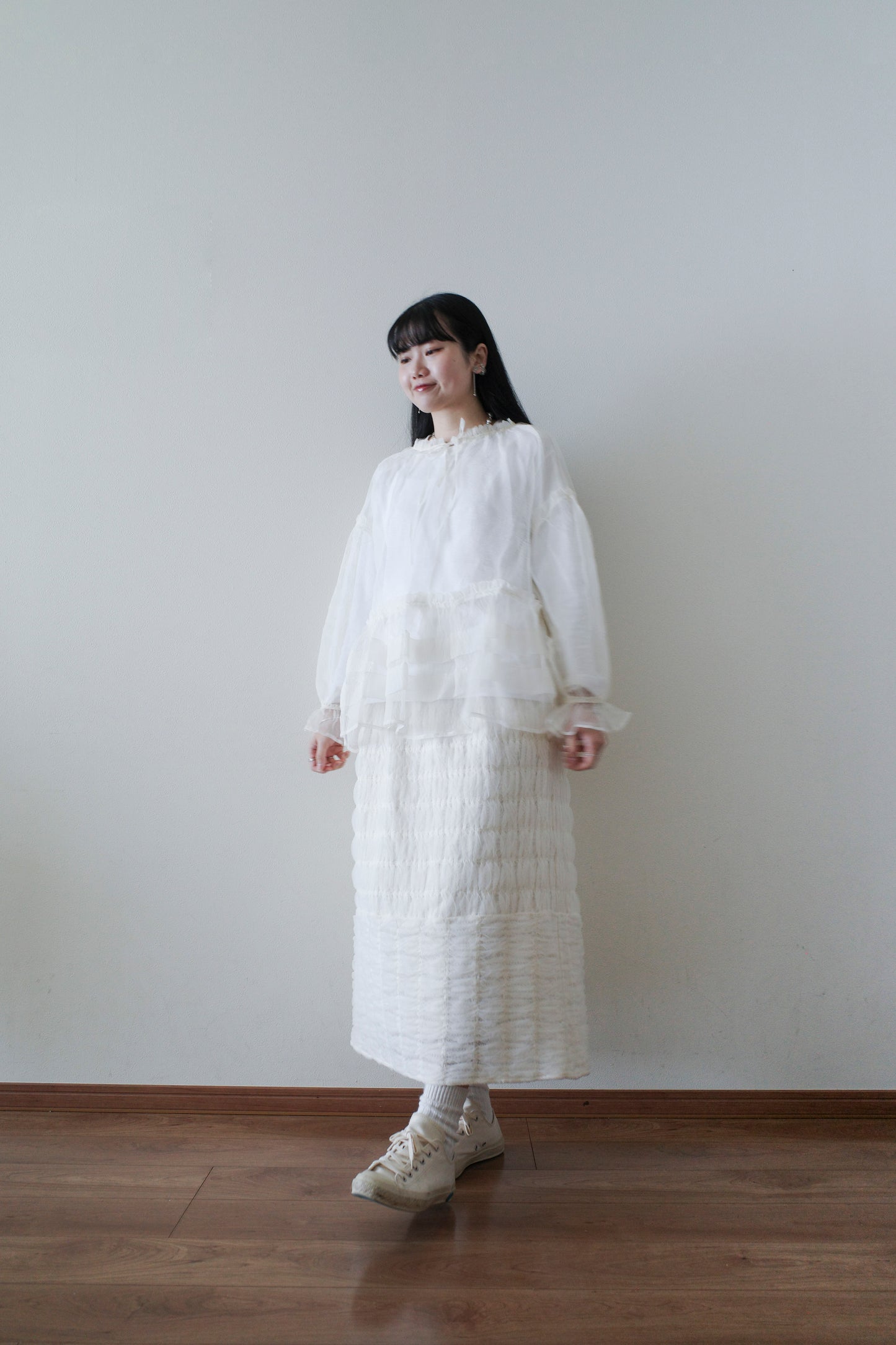 Pattern Skirt - Ivory (Pre-order)