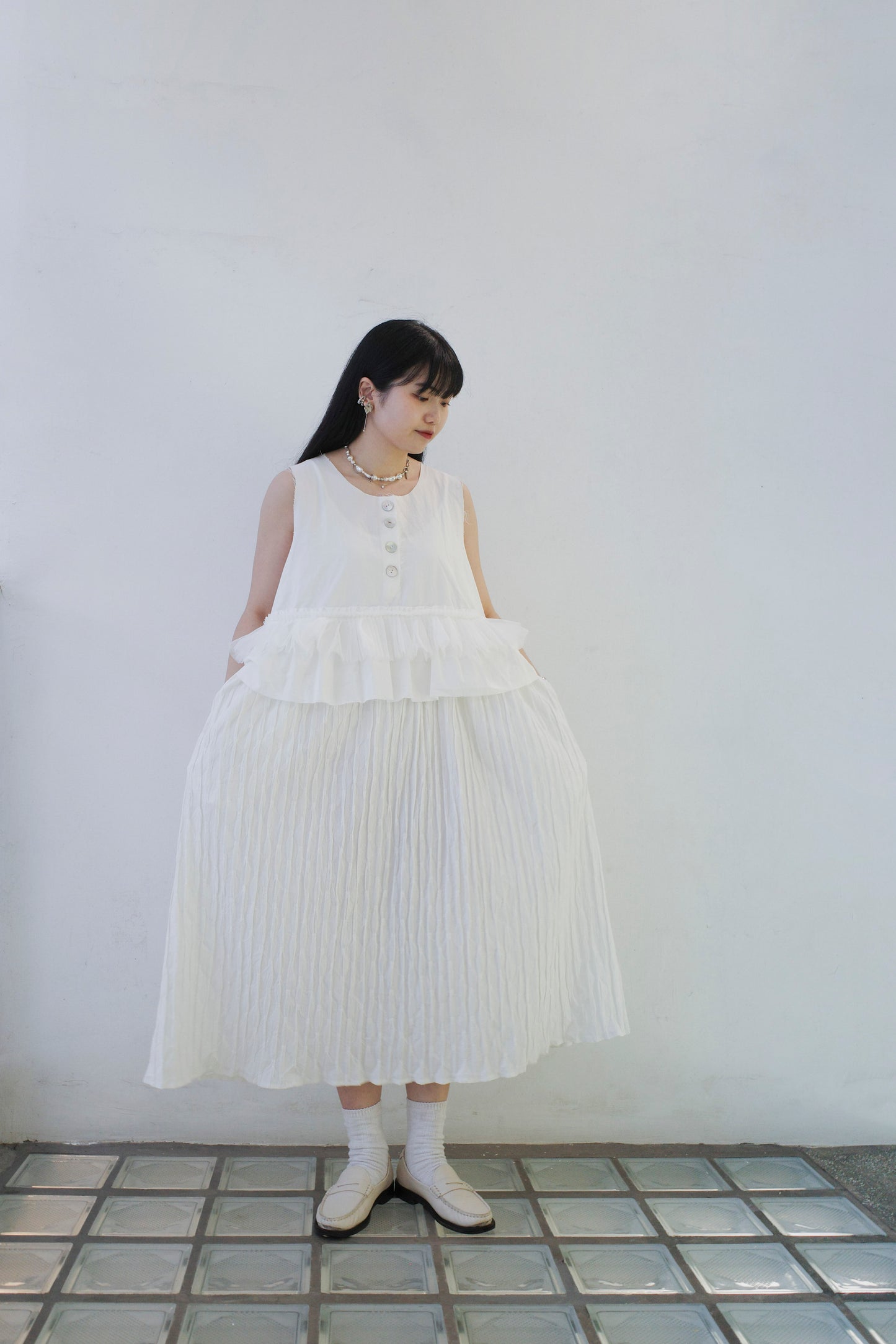 Komorebi Dress - White (Pre-order)