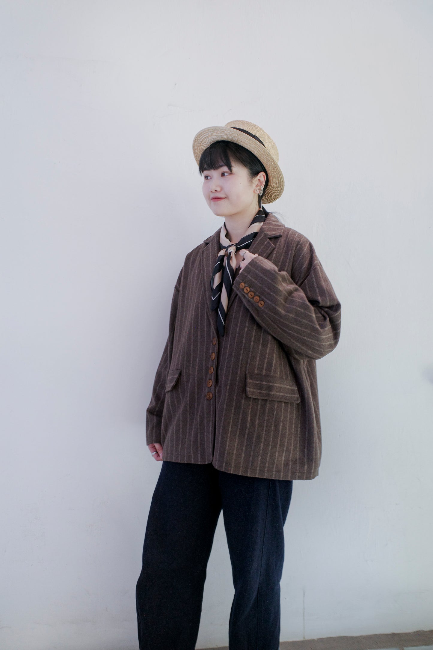 Wool Blazer - Brown (Pre-order)
