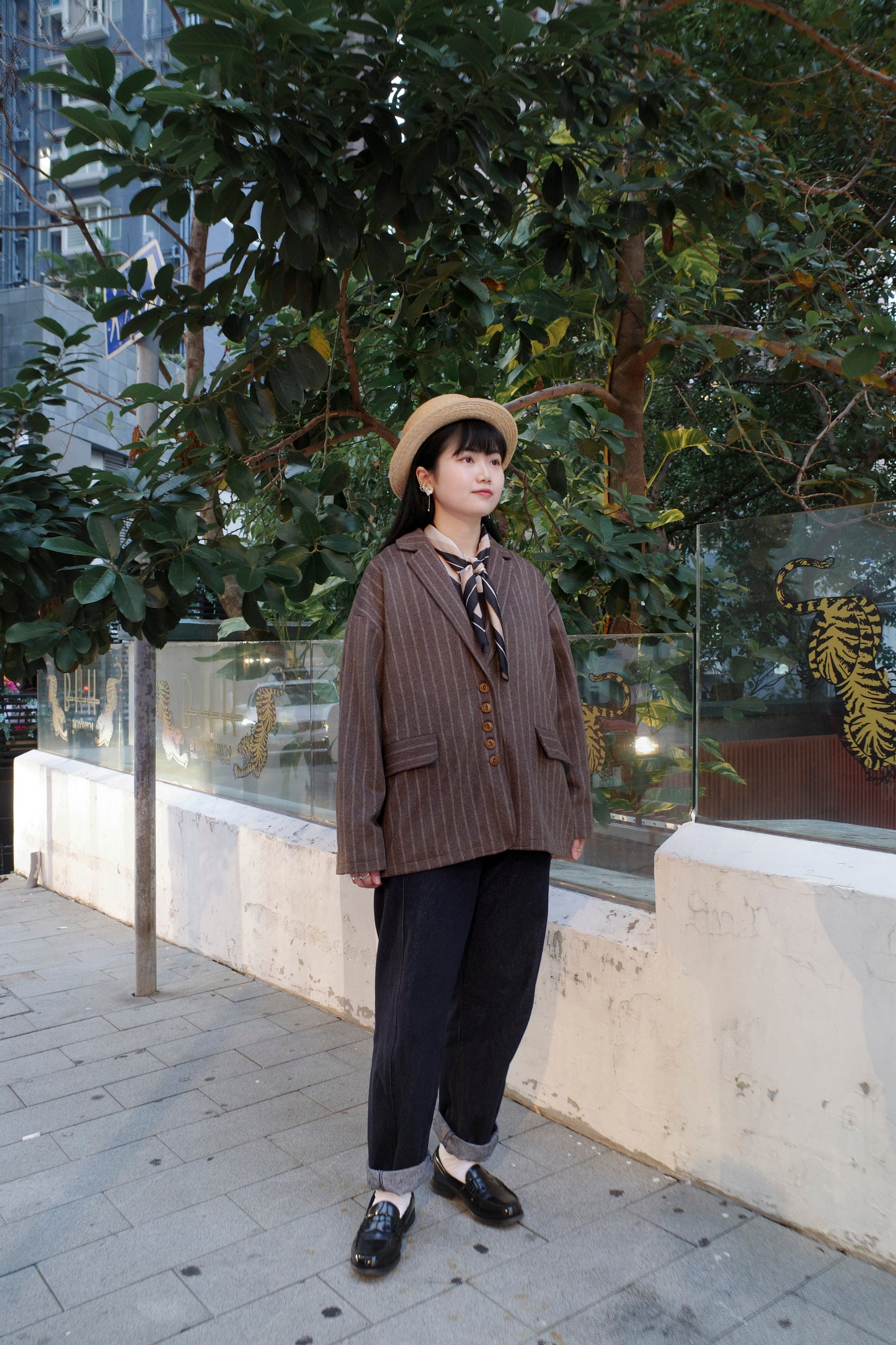 Wool Blazer - Brown (Pre-order)