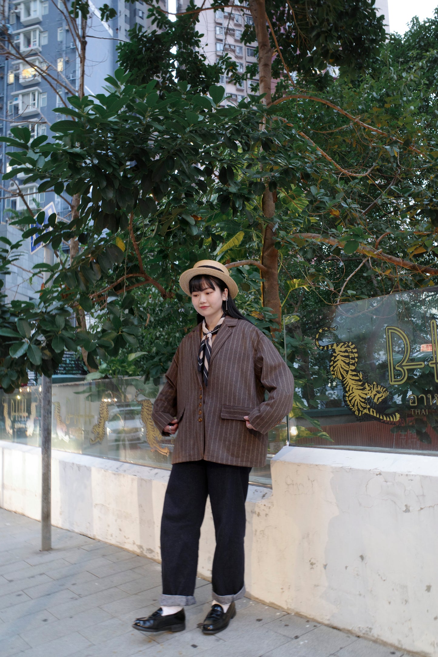 Wool Blazer - Brown (Pre-order)