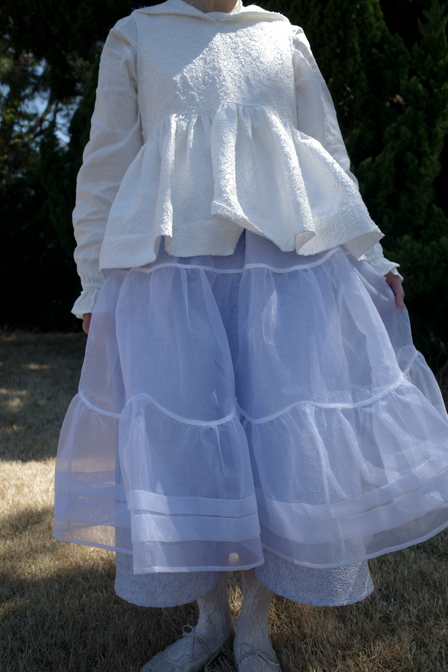 Petalage Double-layer Skirt-Purple (pre-order)