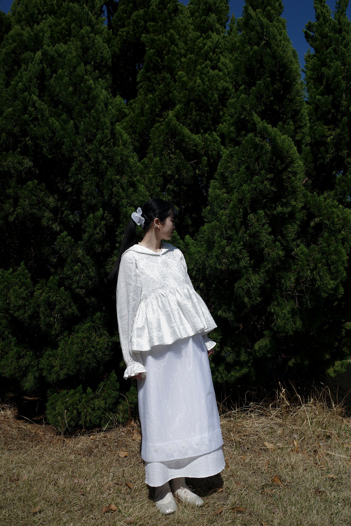 Nora Skirt - White (Pre-order)