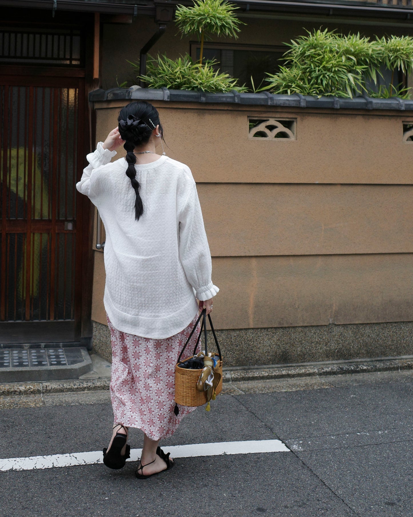 Rosie Embroidery Skirt - Red